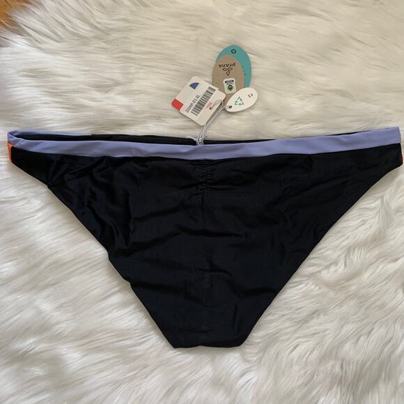 Prana NWT Innix Black Moderate Coverage Reversible Bikini Bottom XL - Picture 4 of 10